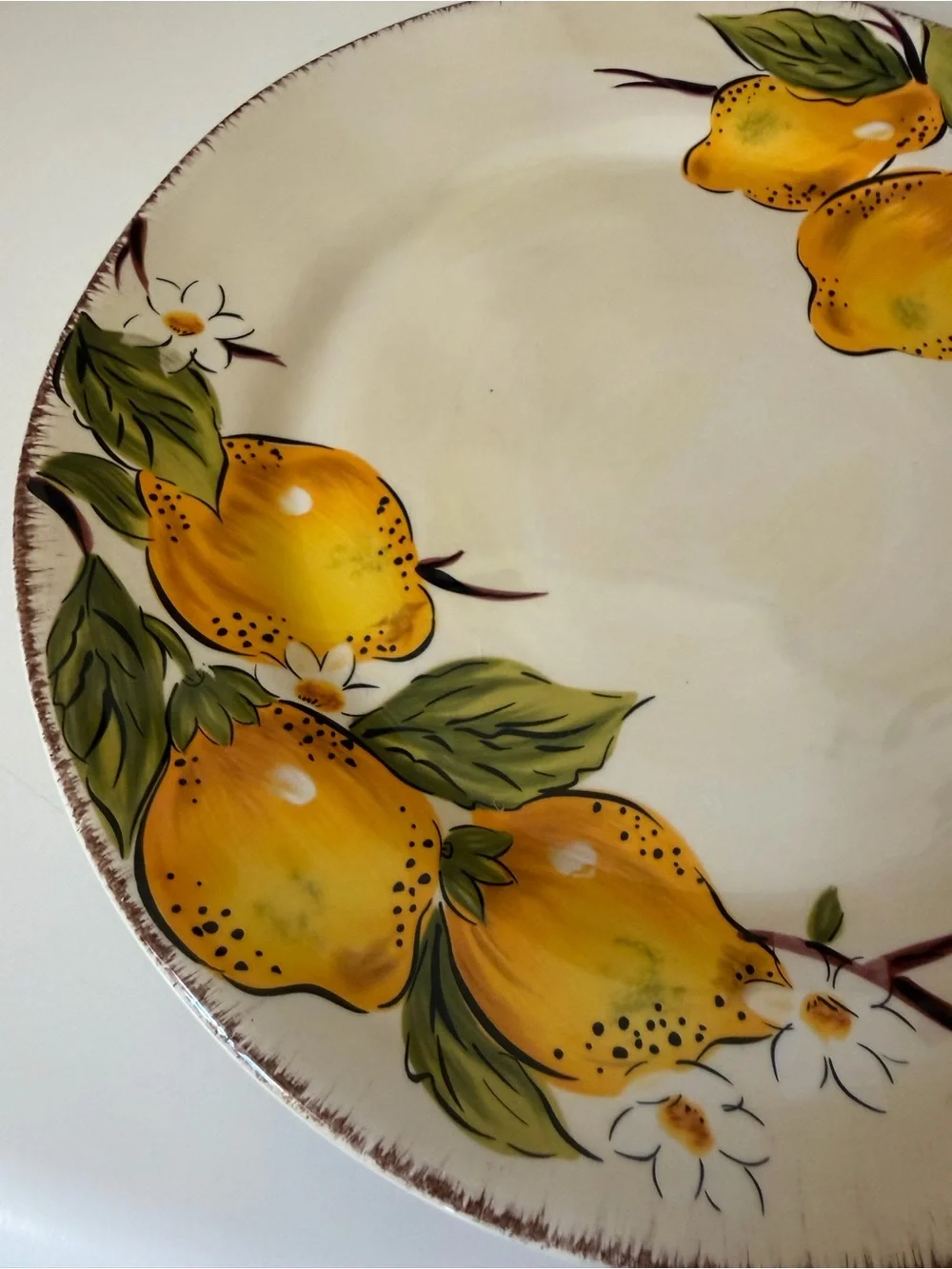 Avalon by Pier 1 Lemon plates. Set of 2